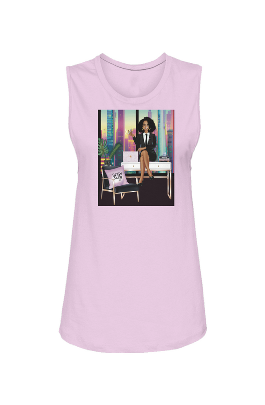'Boss Lady' Muscle Tank Tee