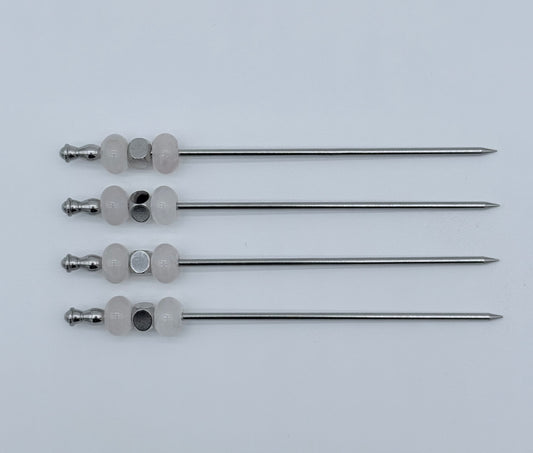 Rose Quartz Cocktail Picks, Set of 4