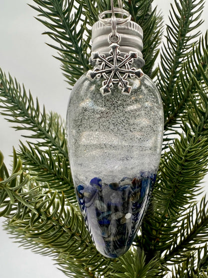 Snow Globe Crystal Ornament Bulb